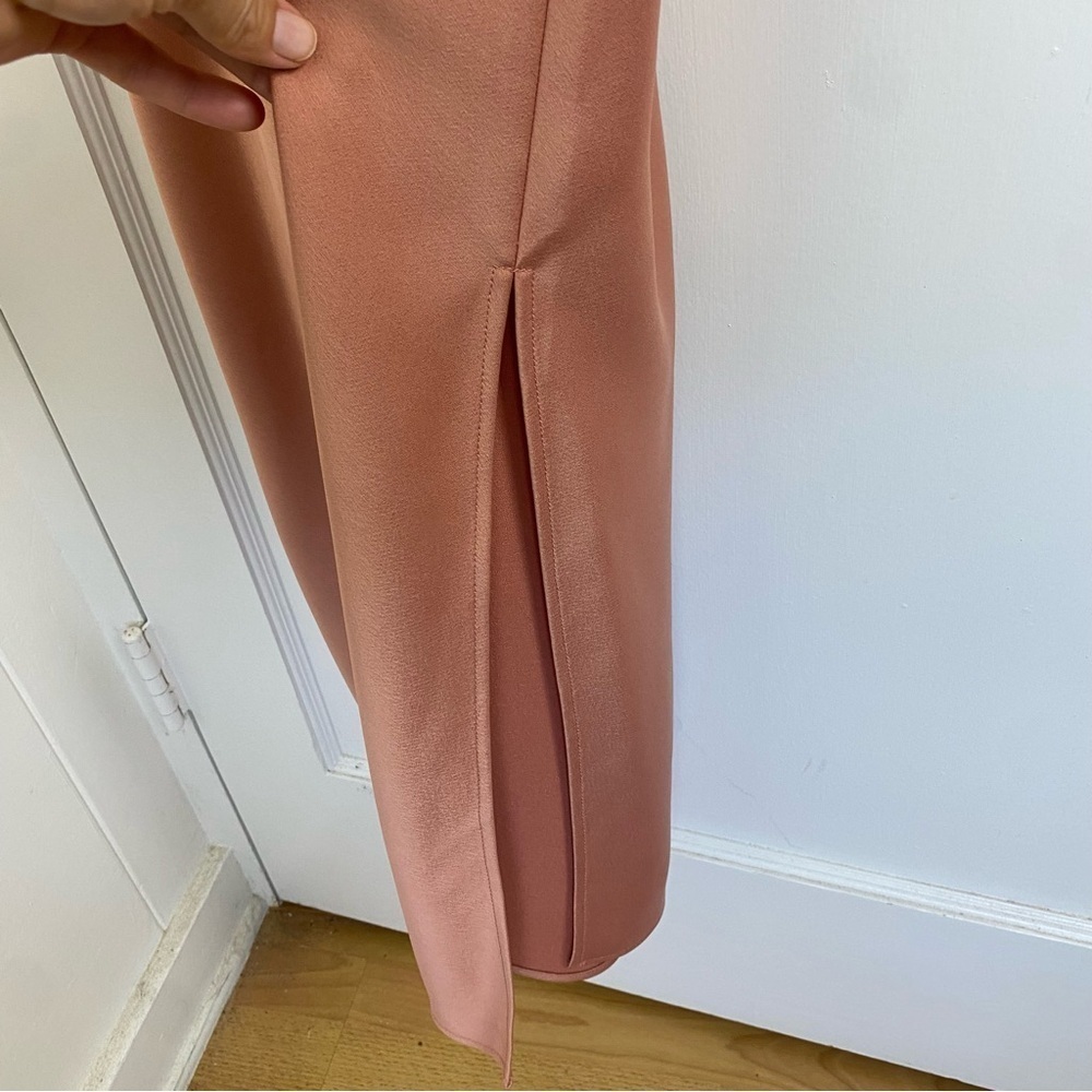 SACHIN & BABI Cali Charmeuse Satin Midi Dress in Sedona Size 6 - Picture 5 of 7